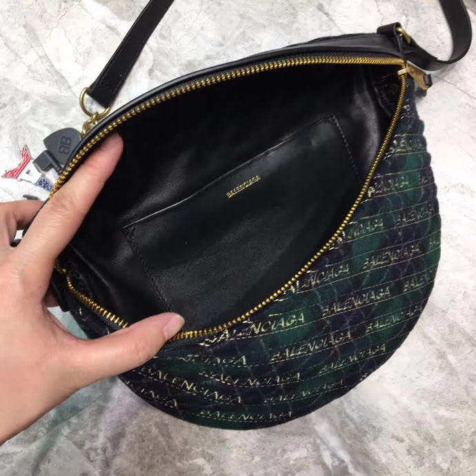BALENCIAG巴黎世家 新品 Souvenir系列腰包 單肩包 鐵塔掛繩  BL1740